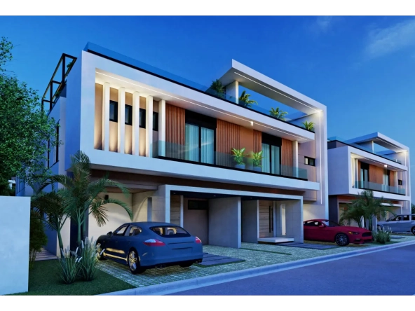 ID Costa Cana Punta Cana Villa for Sale – Modern Bedroom Kings Crown Villas with Balcony ()
