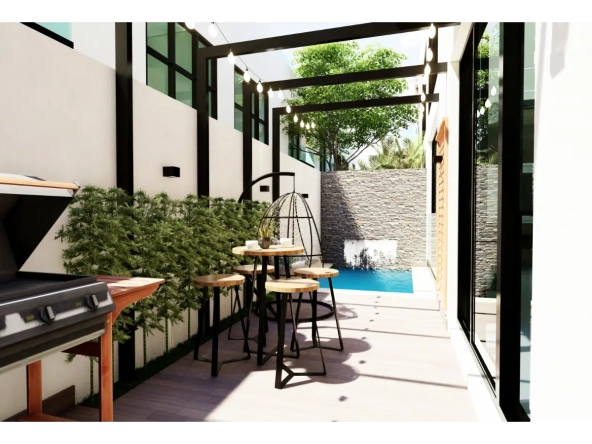 ID Costa Cana Punta Cana Villa for Sale – Modern Bedroom Kings Crown Villas with Balcony ()