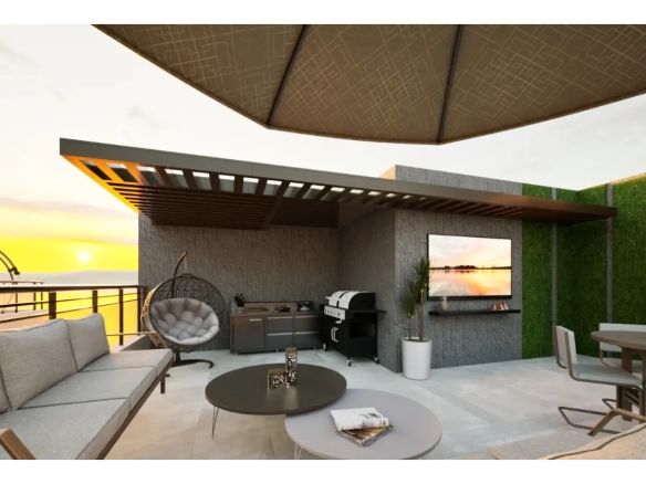 ID Modern Por Do Sol Residences Bedroom Condo in Vista Cana, Punta Cana – For Sale ()