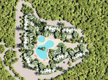 ID , Stylish Bed Condo with Rooftop in Macao Gardens, Punta Cana ()