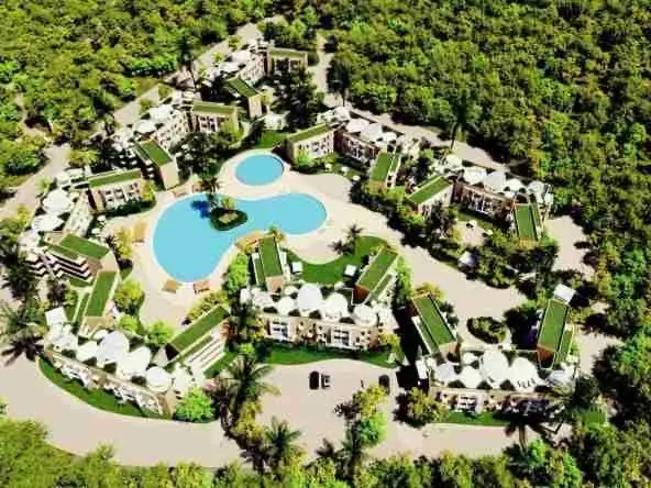 ID , Stylish Bed Condo with Rooftop in Macao Gardens, Punta Cana ()