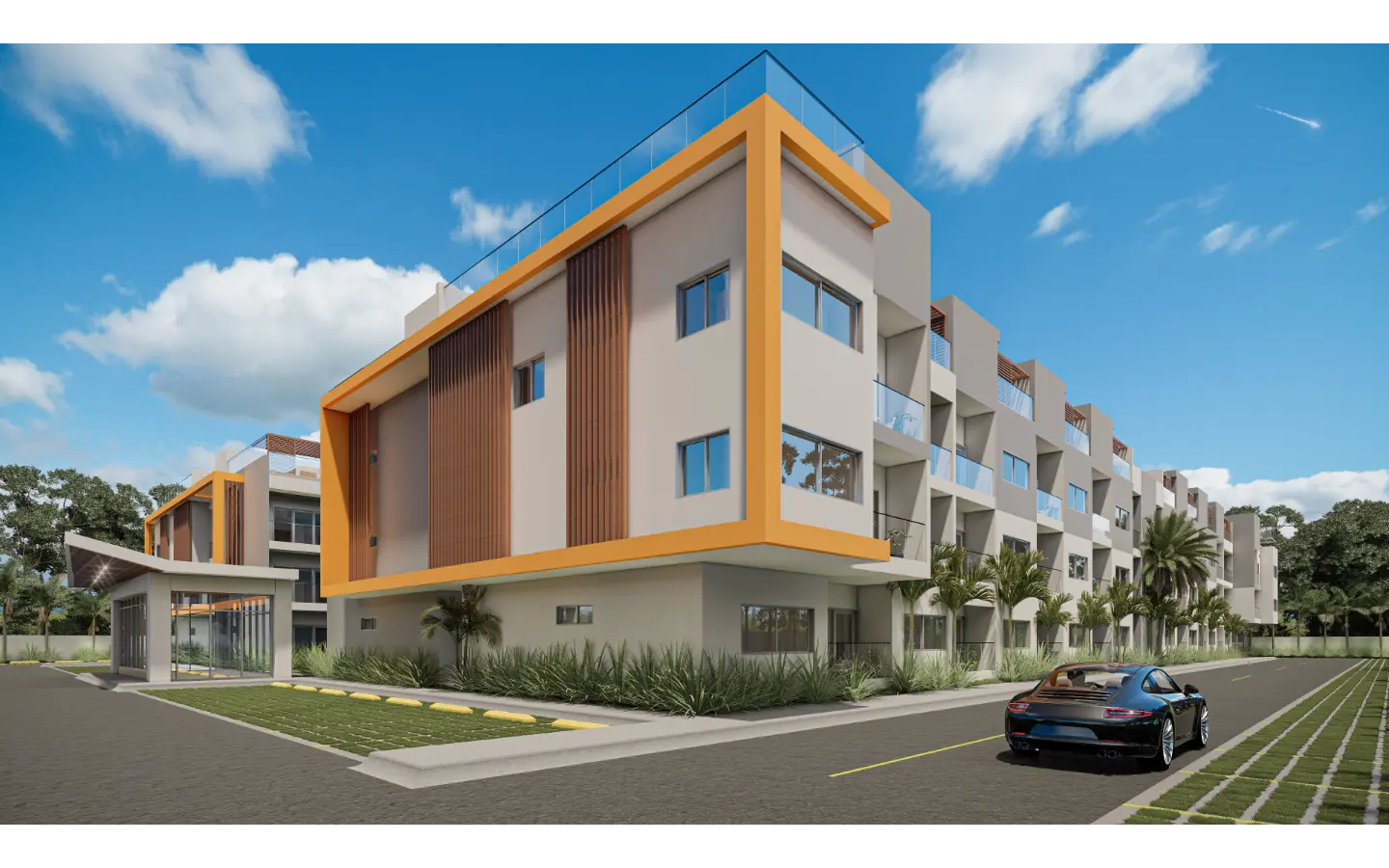 ID , Harper Paradise — Stylish BR Penthouse for Sale in Bávaro ()