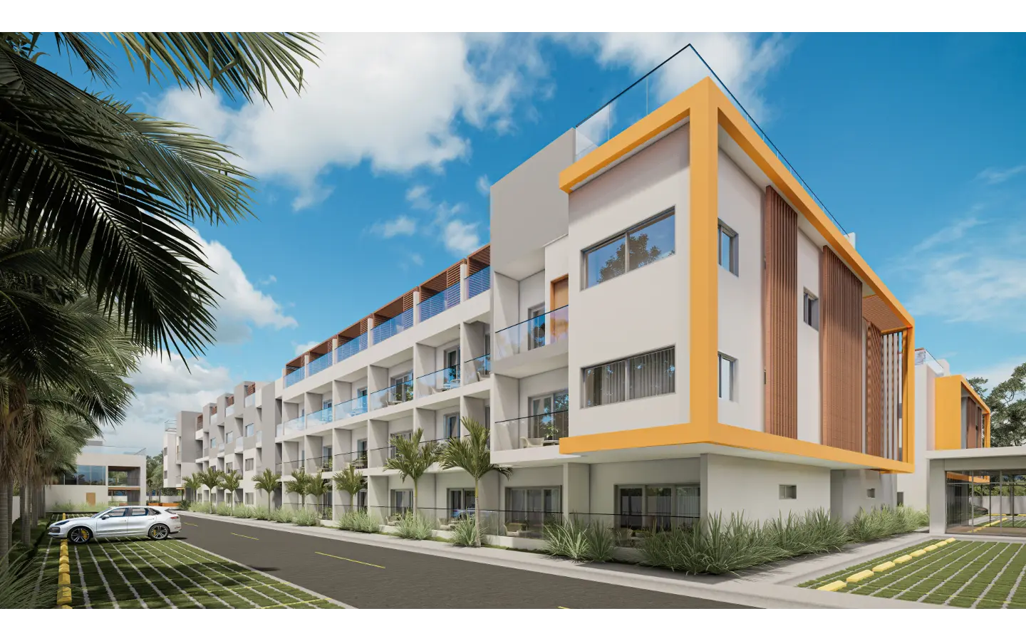 ID , Harper Paradise — Stylish BR Penthouse for Sale in Bávaro ()