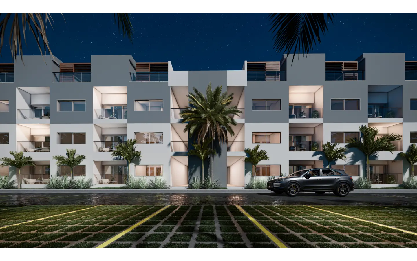 ID , Harper Paradise — Stylish BR Penthouse for Sale in Bávaro ()