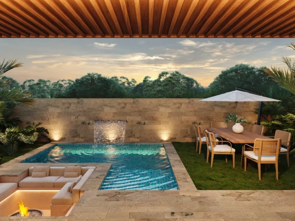 ID Elegant Punta Cana Villa in Central Town – Bedrooms, Private Patio and Contemporary Charm ()