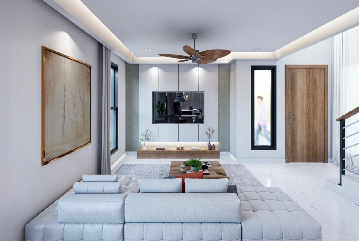 ID Elegant Punta Cana Villa in Central Town – Bedrooms, Private Patio and Contemporary Charm ()