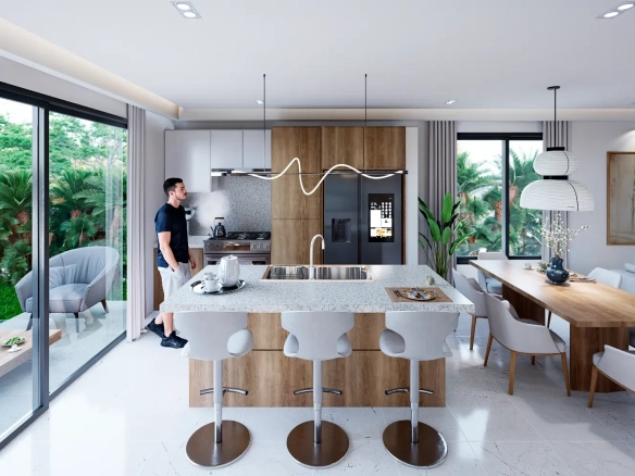 ID Elegant Punta Cana Villa in Central Town – Bedrooms, Private Patio and Contemporary Charm ()