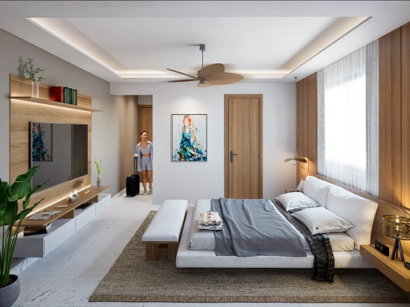 ID Elegant Punta Cana Villa in Central Town – Bedrooms, Private Patio and Contemporary Charm ()