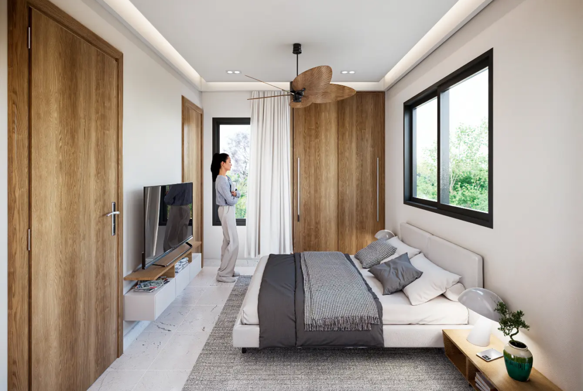 ID Elegant Punta Cana Villa in Central Town – Bedrooms, Private Patio and Contemporary Charm ()