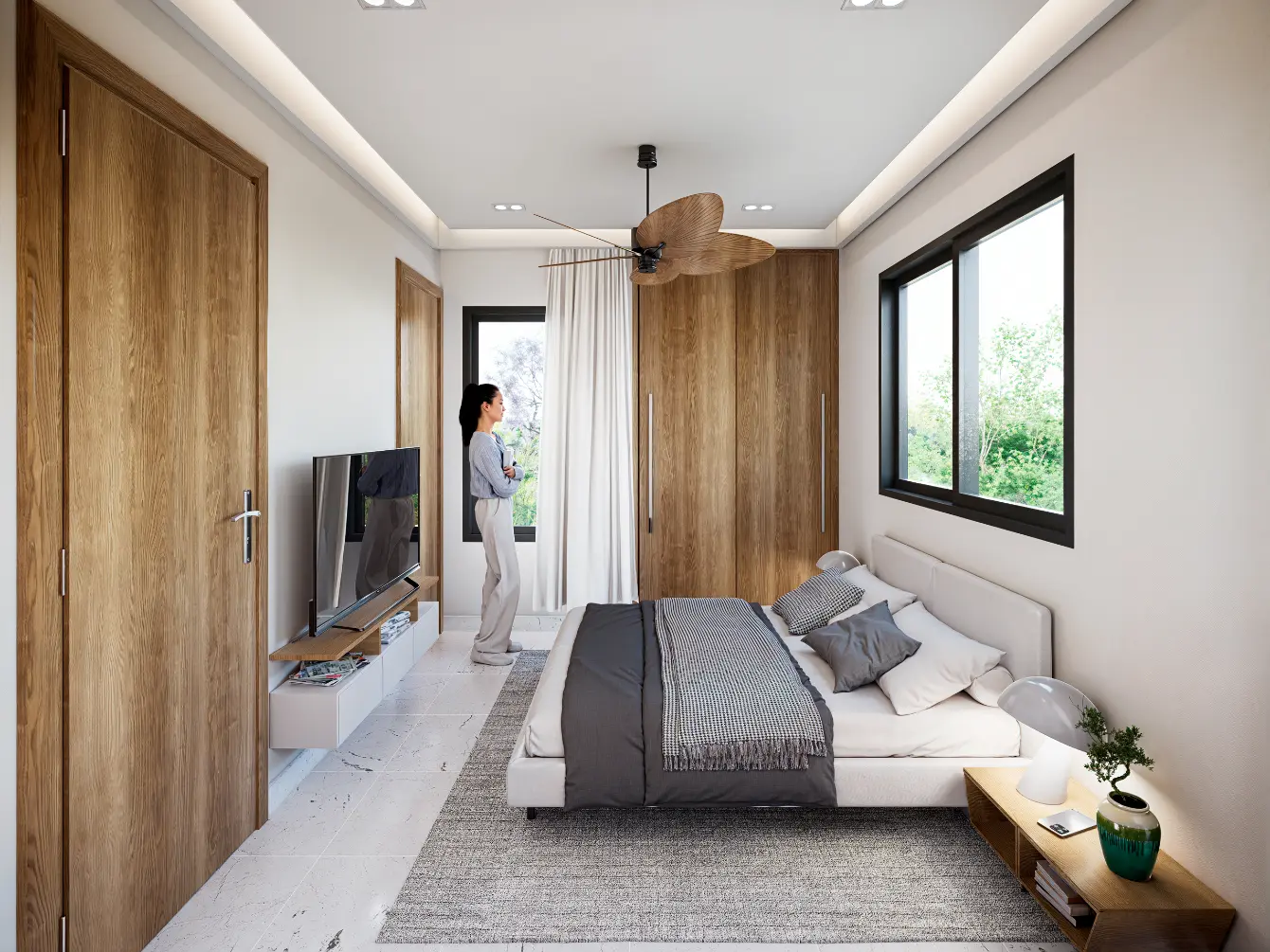 ID Elegant Punta Cana Villa in Central Town – Bedrooms, Private Patio and Contemporary Charm ()