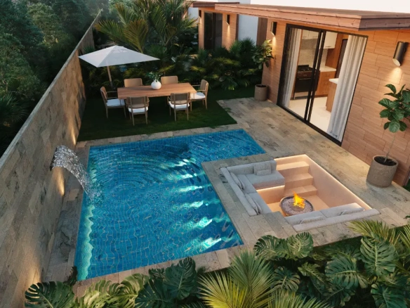 ID Elegant Punta Cana Villa in Central Town – Bedrooms, Private Patio and Contemporary Charm ()