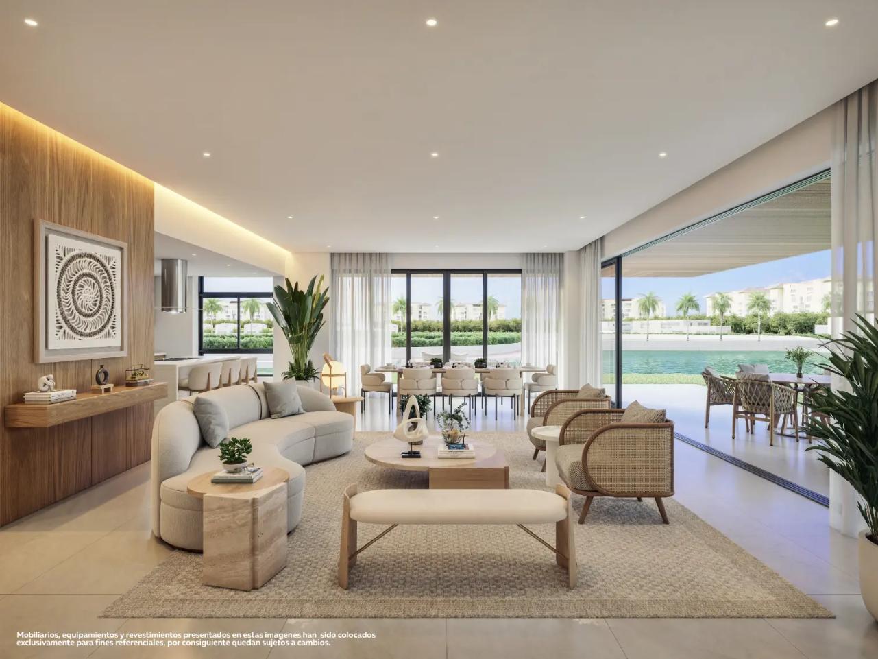 ID Cap Cana Luxury Living Bedroom Marina View Apartment with Private Dock at Blue Luxury Residences ()