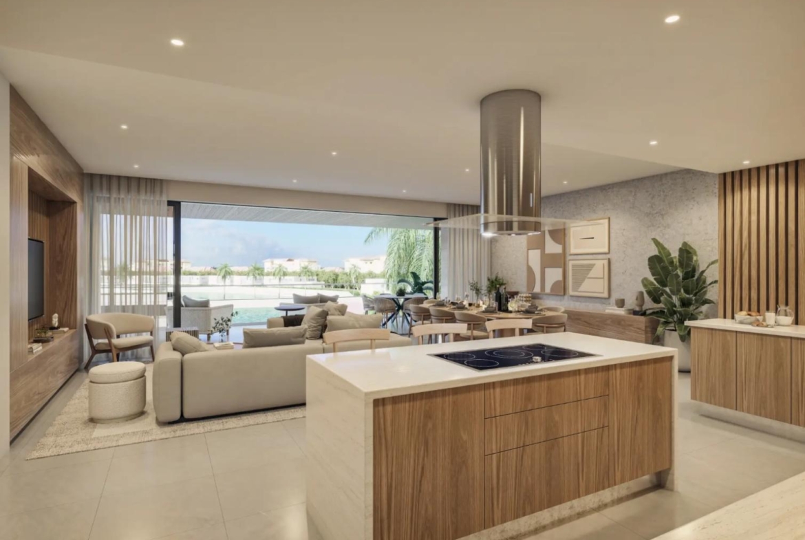 ID Cap Cana Luxury Living Bedroom Marina View Apartment with Private Dock at Blue Luxury Residences ()