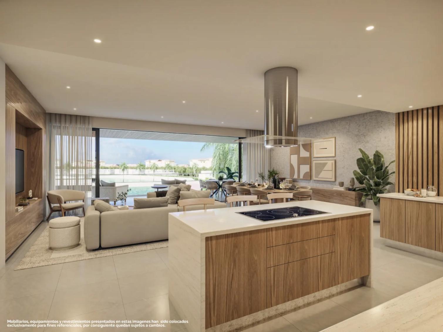 ID Cap Cana Luxury Living Bedroom Marina View Apartment with Private Dock at Blue Luxury Residences ()