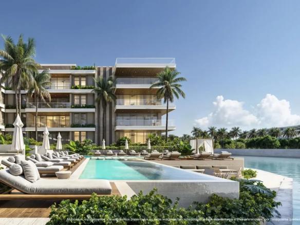 ID Cap Cana Luxury Living Bedroom Marina View Apartment with Private Dock at Blue Luxury Residences ()