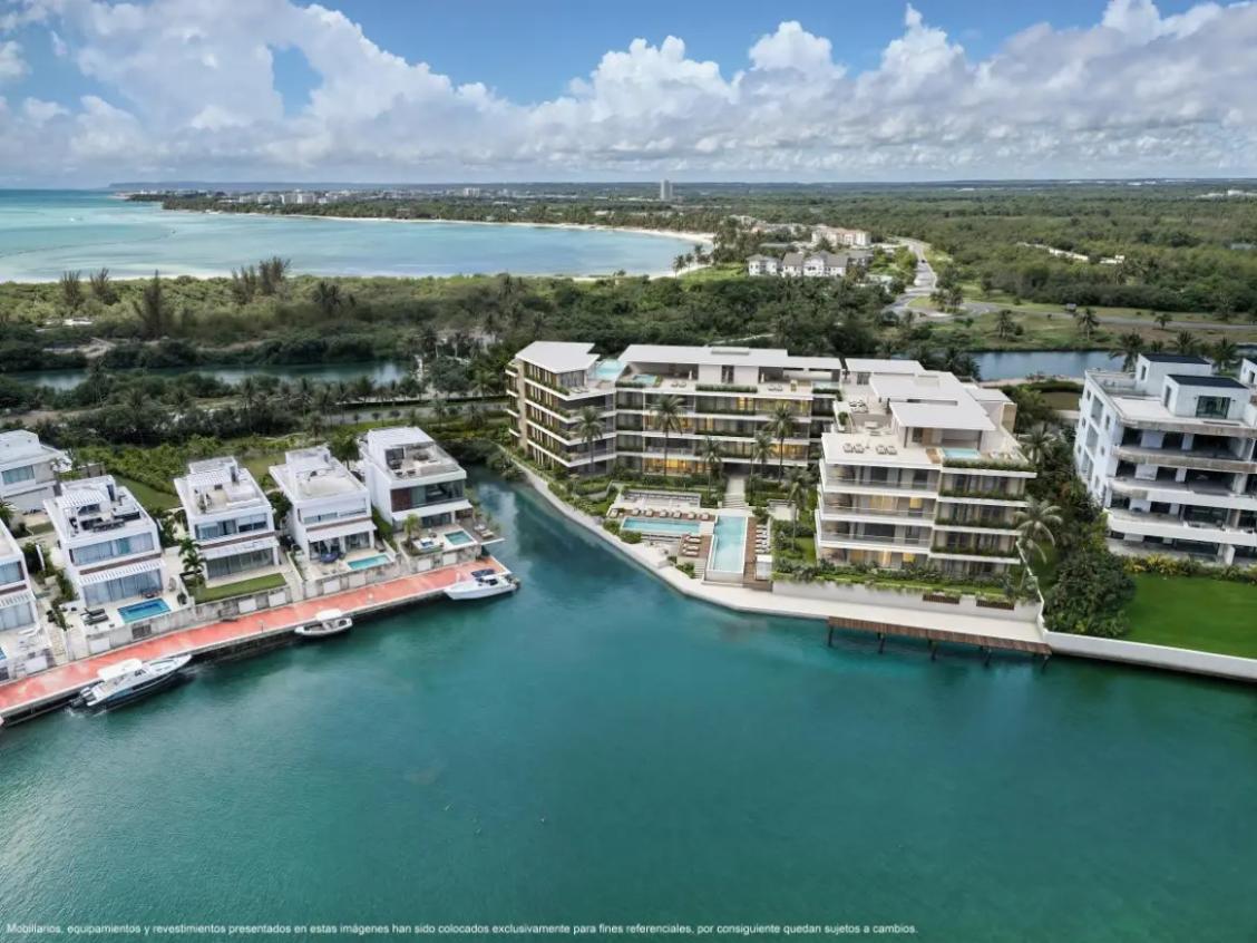 ID Cap Cana Luxury Living Bedroom Marina View Apartment with Private Dock at Blue Luxury Residences ()