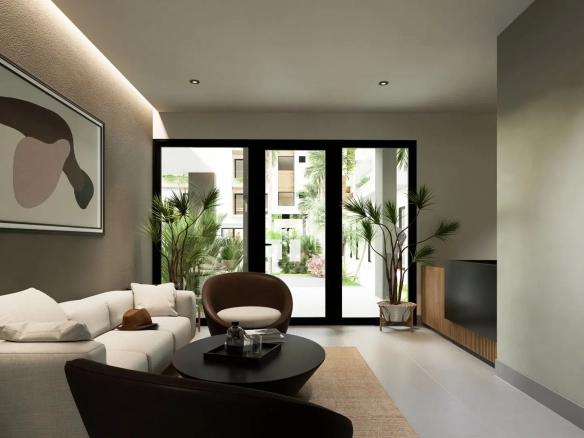 ID Modern Bedroom Condo for Sale at Marea Beach Bayahibe near Dominicus Beach ()