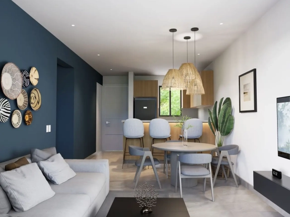 ID Modern Bedroom Condo for Sale at Marea Beach Bayahibe near Dominicus Beach ()