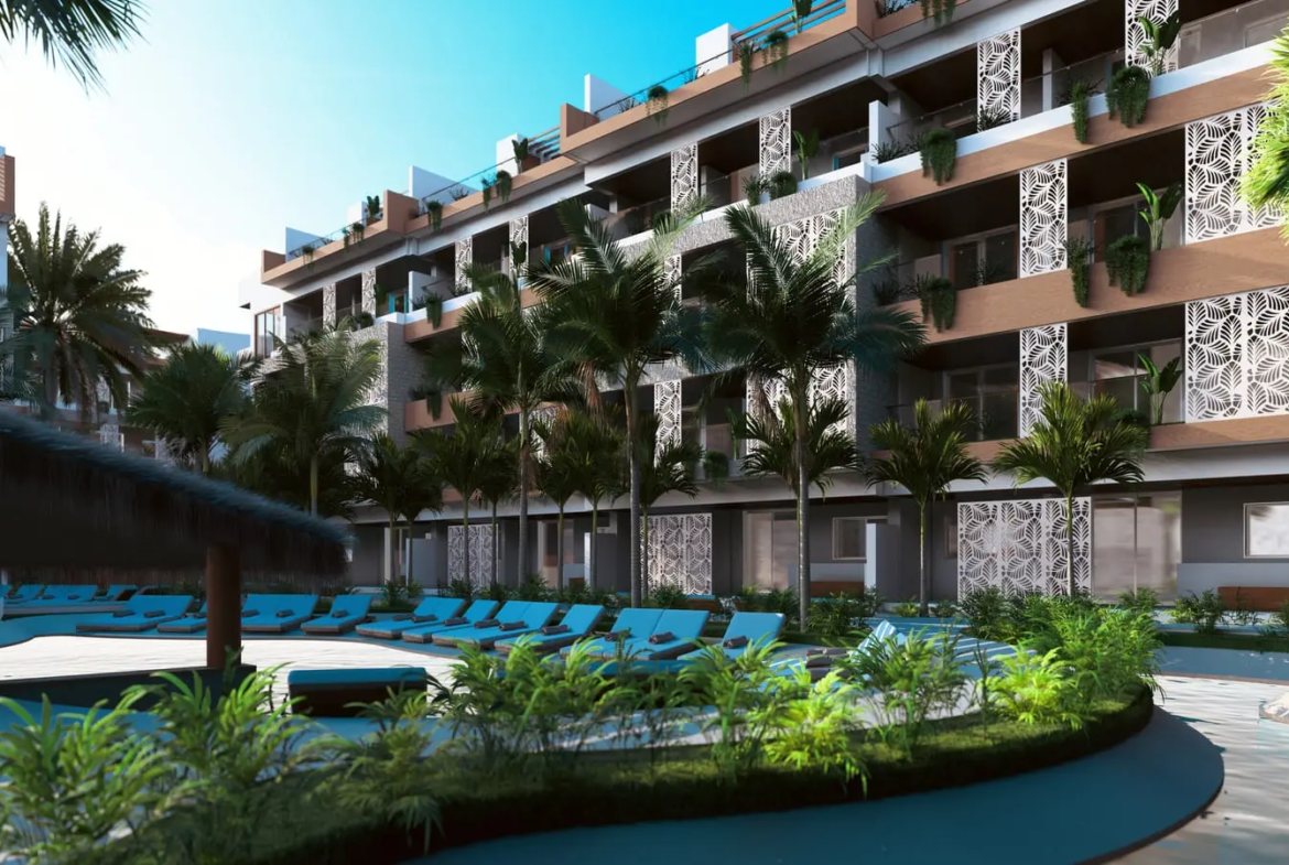 , Alana Paradise Island Modern BR Investment Condo in Bavaro ()