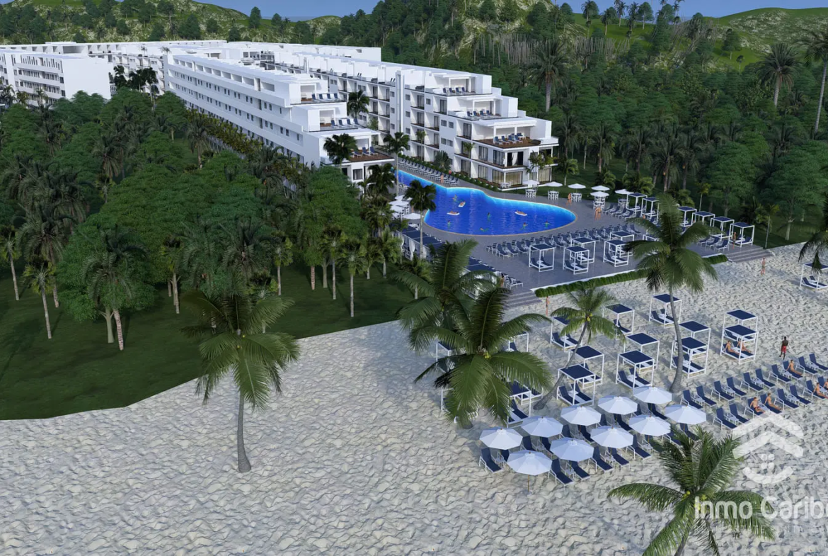 ID , For Sale Modern Bedroom Beachfront Penthouse in Ocean Paradise, Uvero Alto ()