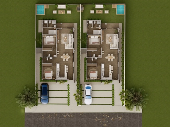 ID Modern Bedroom Villa in Bavaro Punta Cana with Private Patio ()