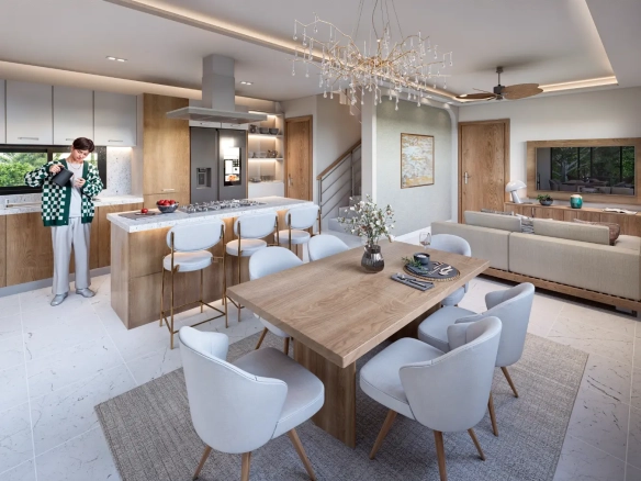 ID Exclusive Bedroom Luxury Villa for Sale in Central Town Punta Cana ()