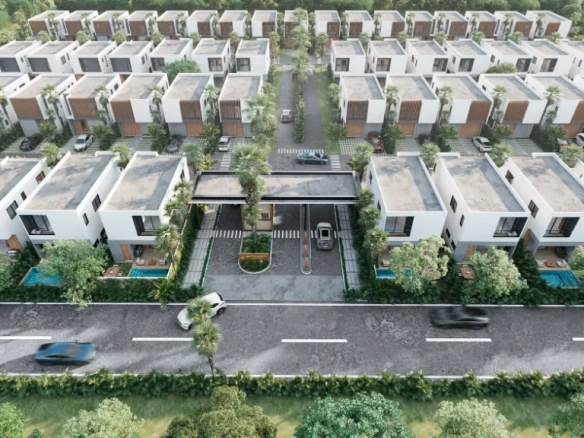 ID Exclusive Bedroom Luxury Villa for Sale in Central Town Punta Cana ()