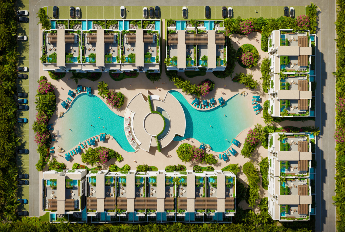 , Eden Garden Punta Cana Modern BR Condo for Sale in Bavaro – Top Investment Opportunity ()