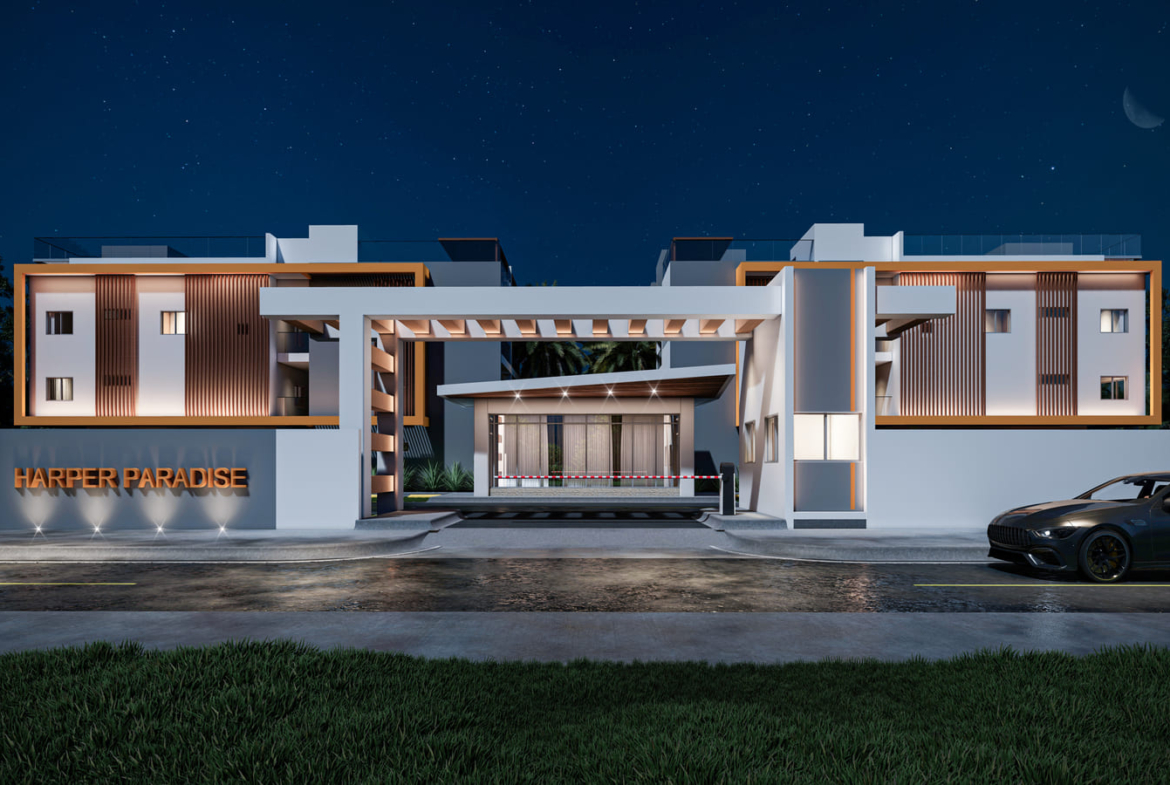 , Elegant Bedroom Bávaro Condo with Private Terrace for Sale ()