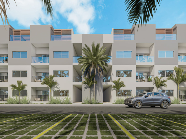 , Elegant Bedroom Bávaro Condo with Private Terrace for Sale ()