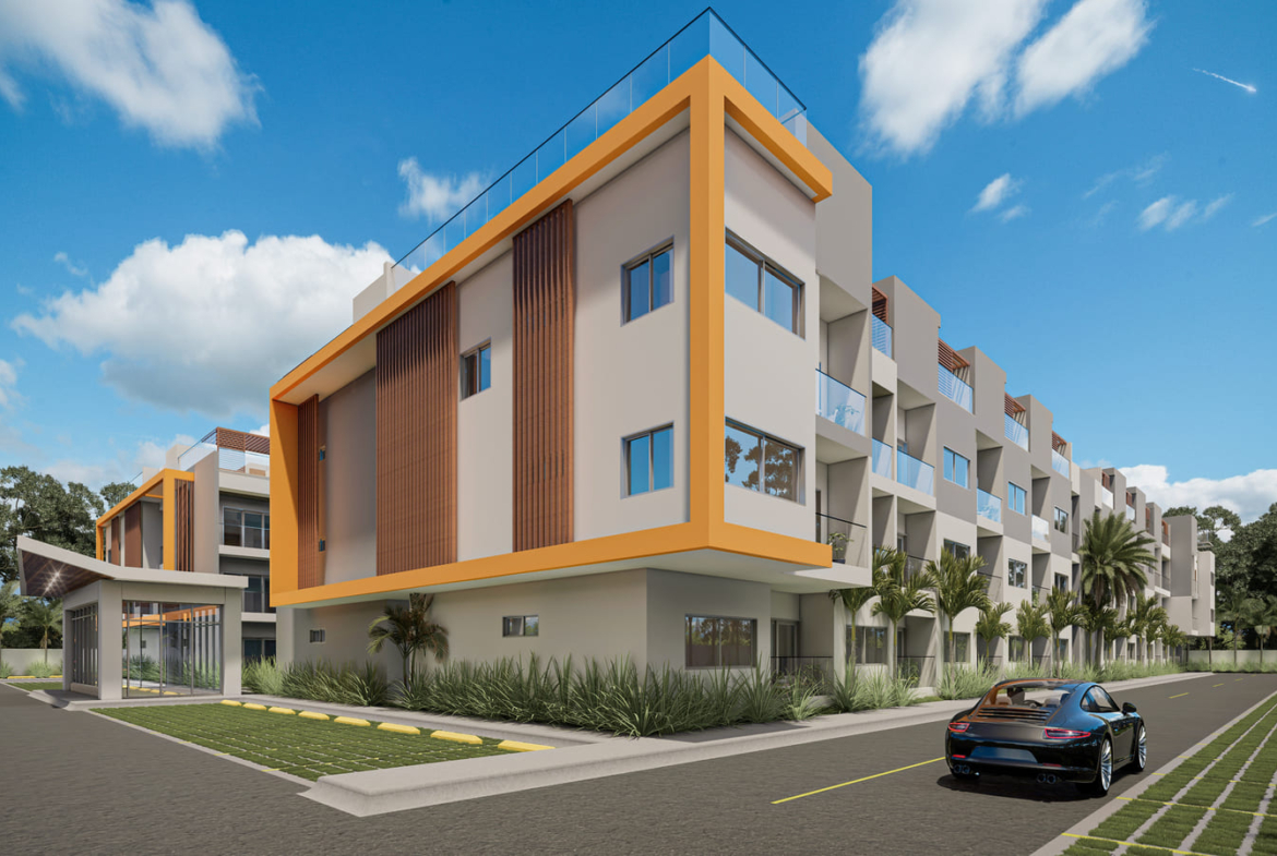 , Elegant Bedroom Bávaro Condo with Private Terrace for Sale ()