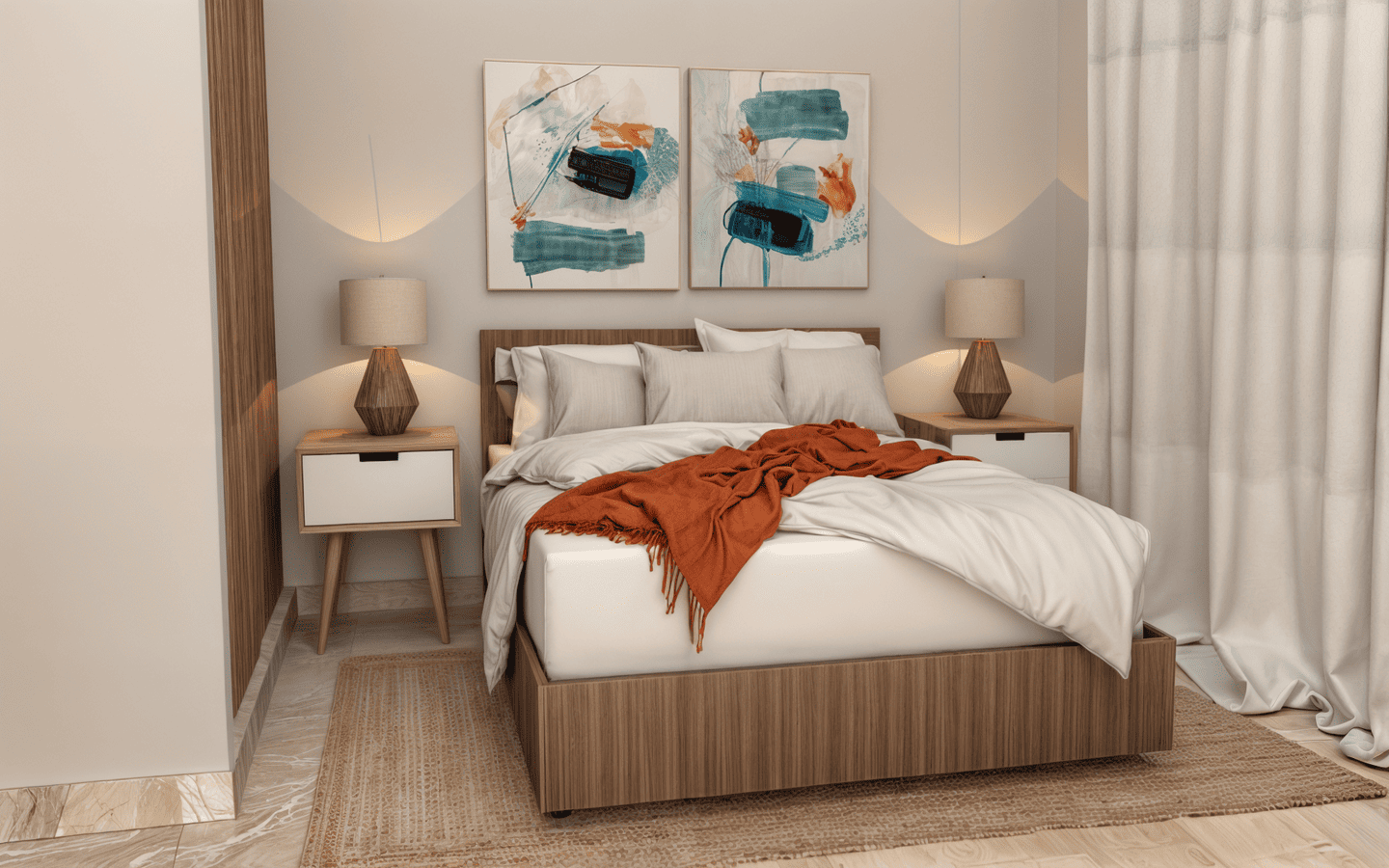 , Elegant Bedroom Bávaro Condo with Private Terrace for Sale ()