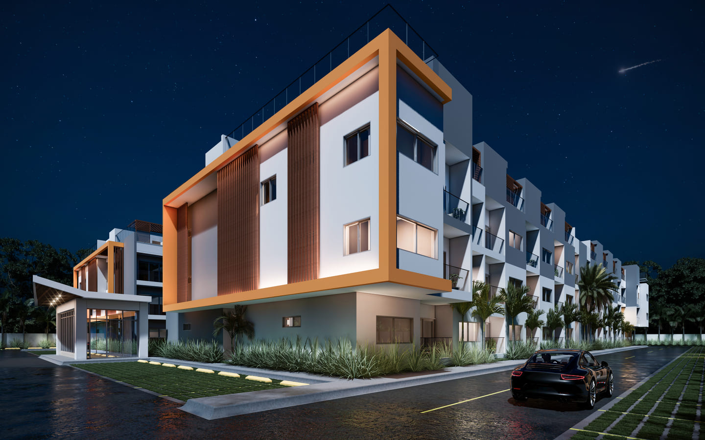 , Elegant Bedroom Bávaro Condo with Private Terrace for Sale ()