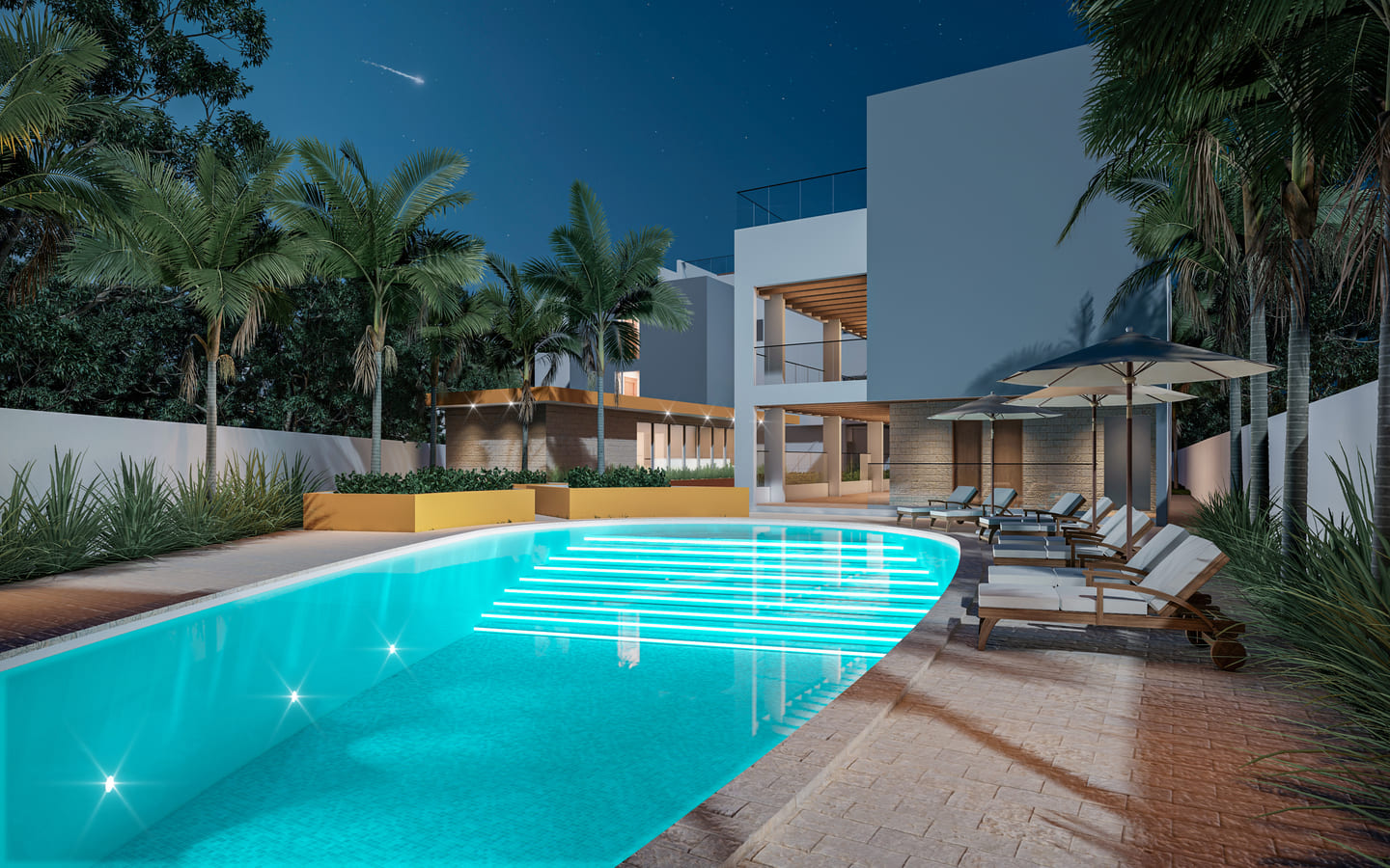 , Elegant Bedroom Bávaro Condo with Private Terrace for Sale ()