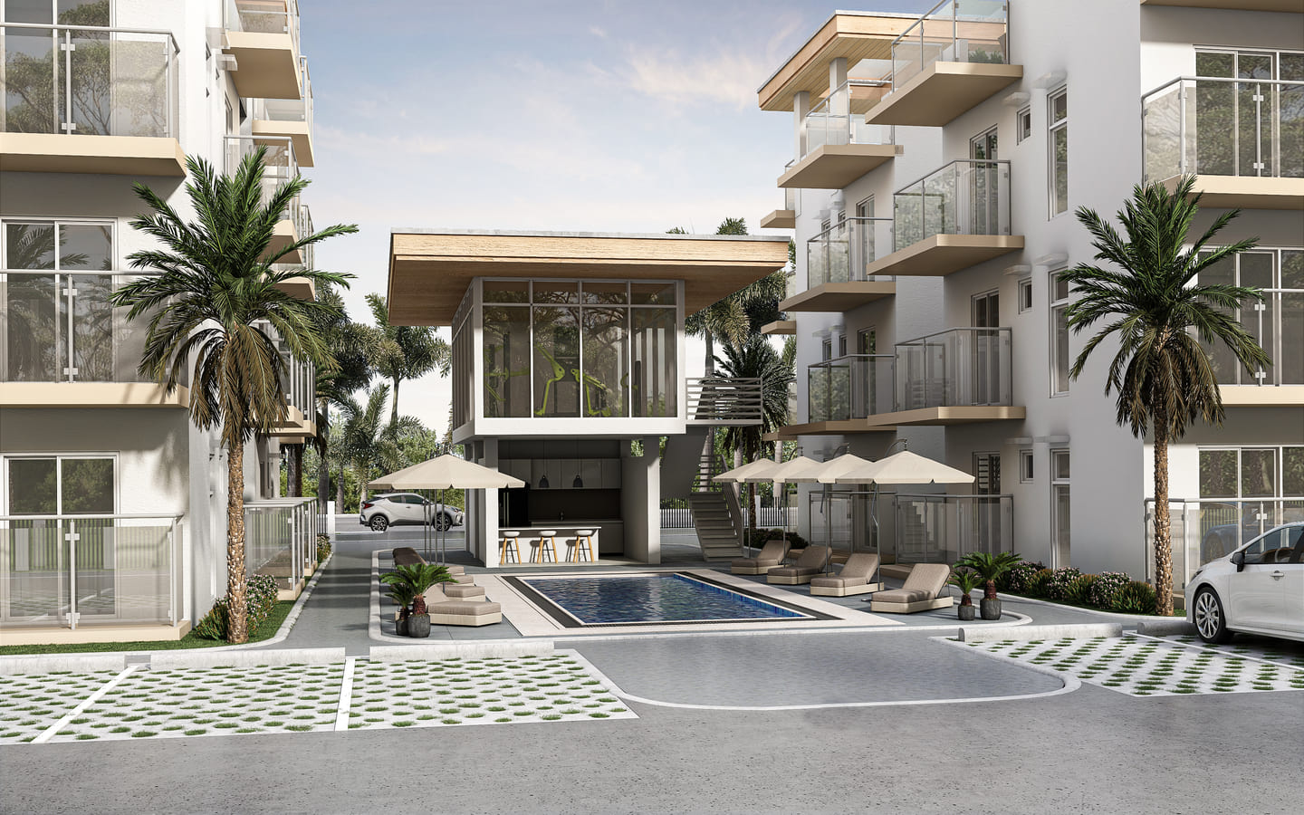 , Luxury BR + Studio Penthouse for Sale in Bávaro Punta Cana Miravia Luxury Rooftop Terrace ()