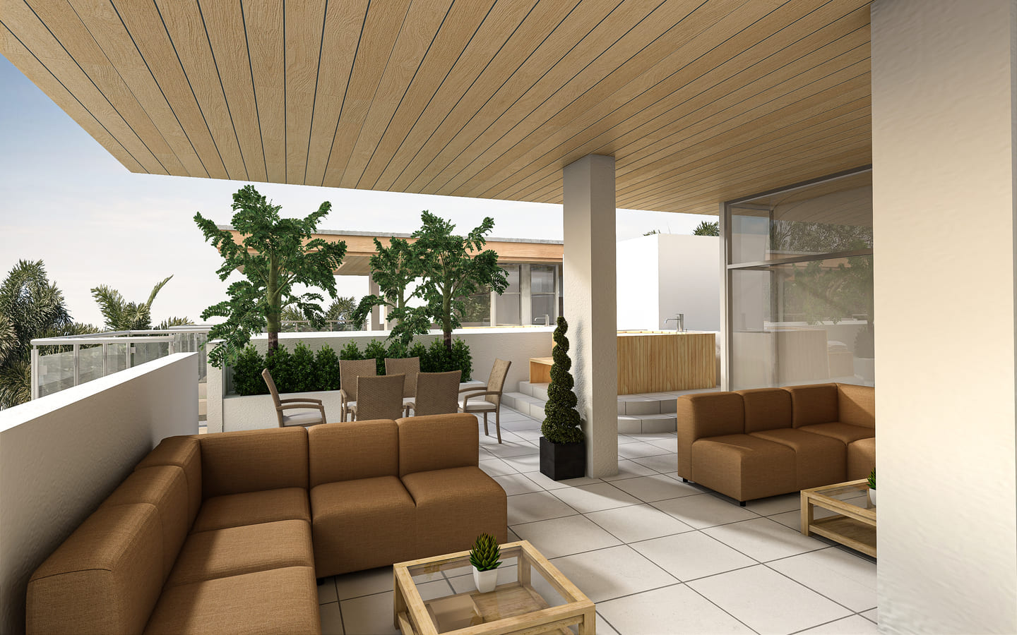 , Luxury BR + Studio Penthouse for Sale in Bávaro Punta Cana Miravia Luxury Rooftop Terrace ()