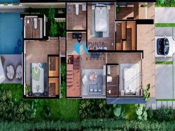 ID , Exclusive Bedroom Akana Villa for Sale – Prime Cap Cana Real Estate Opportunity ()