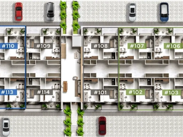 ID Contemporary Bedroom Suite for Sale in Punta Cana Downtown – Premium Resort Living ()