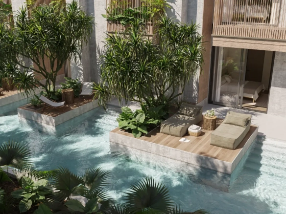 ID Stylish One Bedroom Apartment in Aldea Ansaya with Exclusive Sundeck – Downtown Punta Cana ()