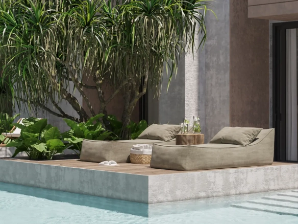 ID Stylish One Bedroom Apartment in Aldea Ansaya with Exclusive Sundeck – Downtown Punta Cana ()