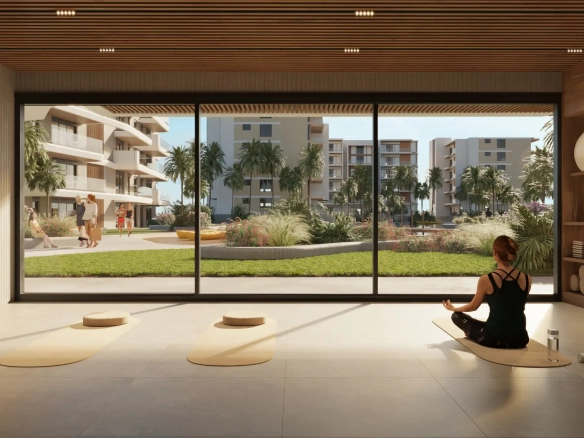 ID Azul Garden Modern Bedroom Cap Cana Apartment with Lush Gardens and Amenities ()