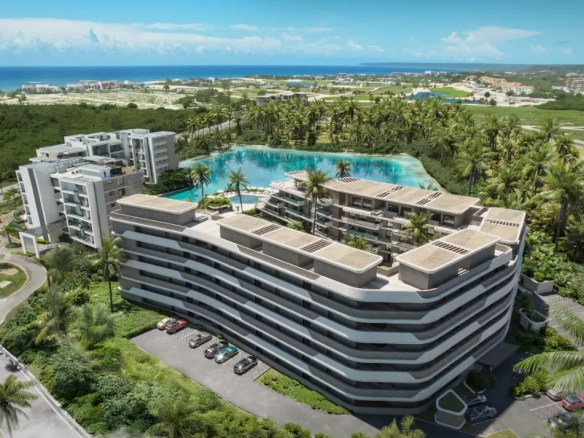 ID Azul Garden Modern Bedroom Cap Cana Apartment with Lush Gardens and Amenities ()