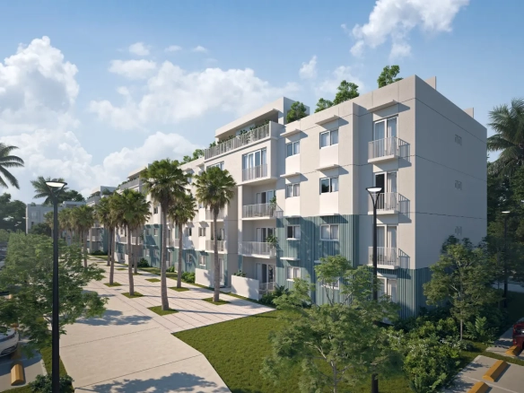 ID Modern Bedroom Mallorca Village Apartment in La Romana for Sale, Featuring Lobby Access ()