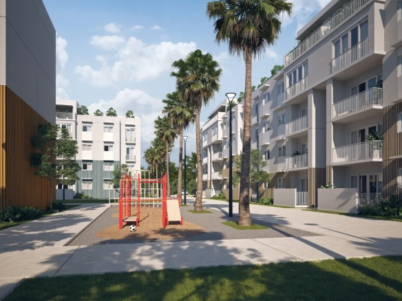 ID Modern Bedroom Mallorca Village Apartment in La Romana for Sale, Featuring Lobby Access ()