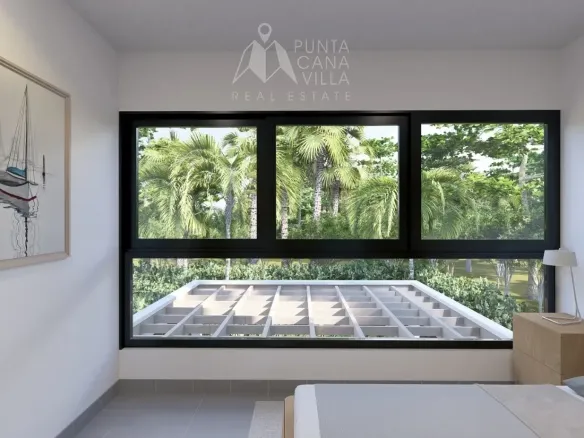 D Modern Bedroom Townhouse for Sale in Sole Mio Punta Cana ()
