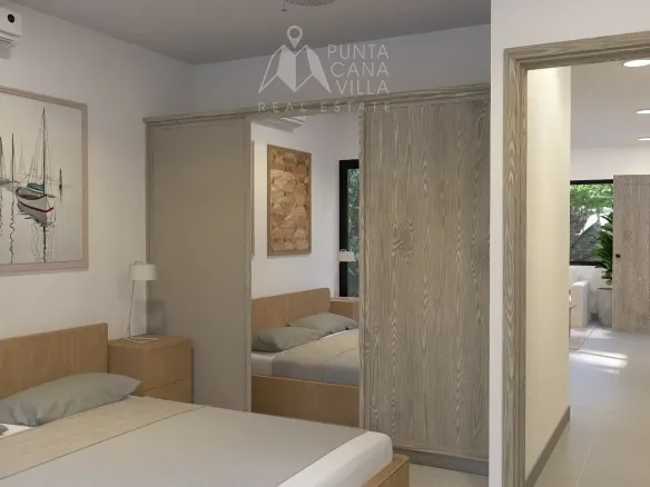 D Modern Bedroom Townhouse for Sale in Sole Mio Punta Cana ()