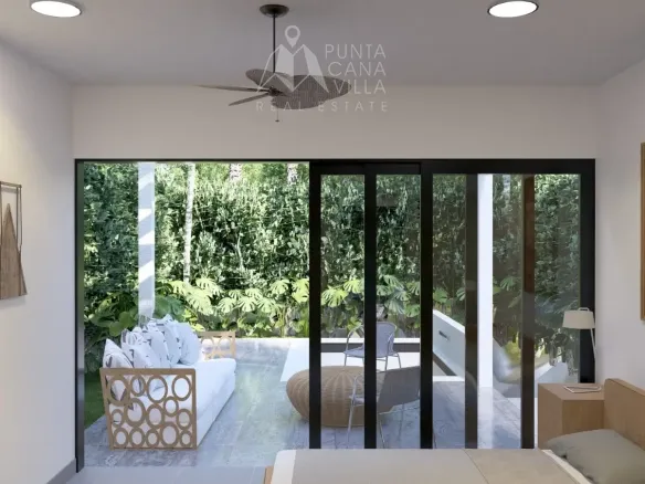 D Modern Bedroom Townhouse for Sale in Sole Mio Punta Cana ()