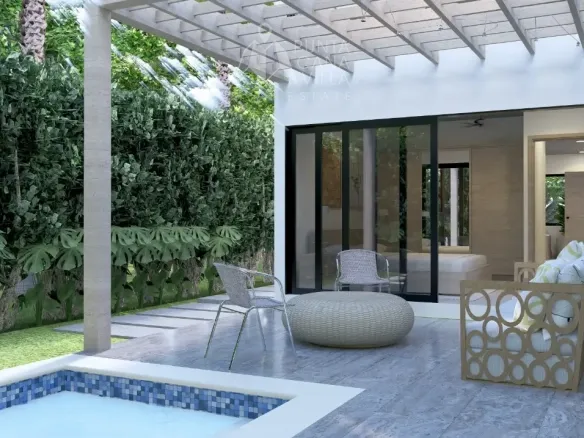 D Modern Bedroom Townhouse for Sale in Sole Mio Punta Cana ()