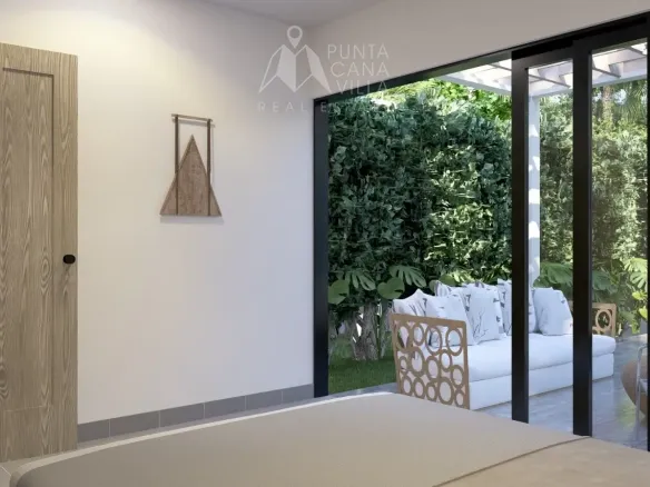 D Modern Bedroom Townhouse for Sale in Sole Mio Punta Cana ()