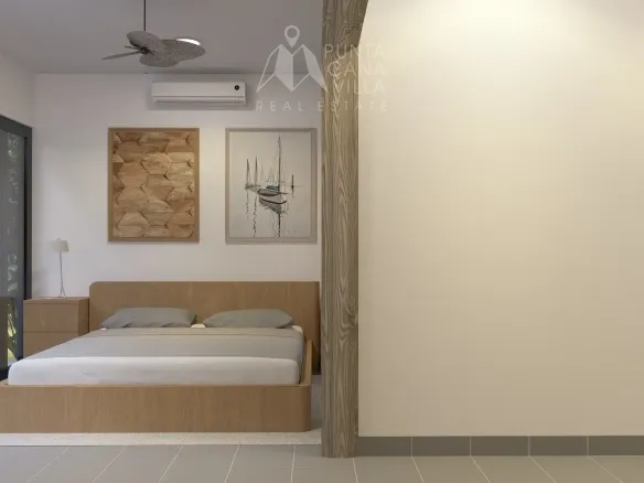 D Modern Bedroom Townhouse for Sale in Sole Mio Punta Cana ()